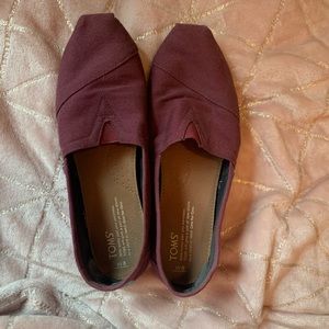 Burgundy TOMS